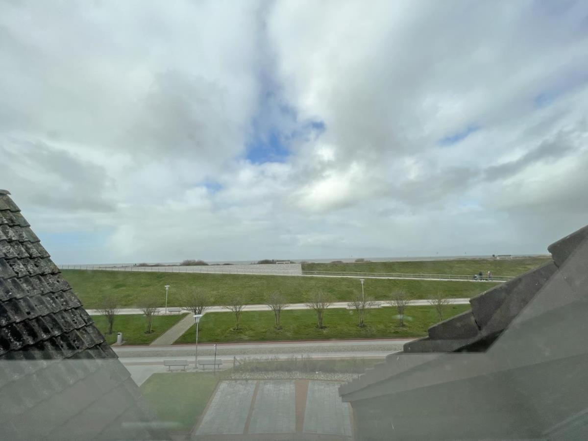 Deichblick 6 In Norddeich- Urlaub Mit Meerblick Am Strand 诺登 外观 照片
